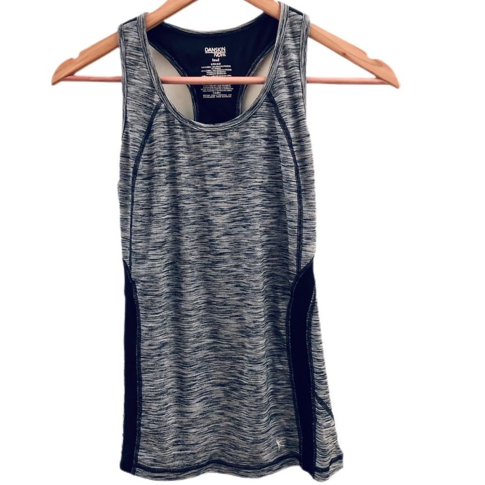 Danskin Now Fitted Workout Busy Babe Tank Top w/ Built in Sports Bra